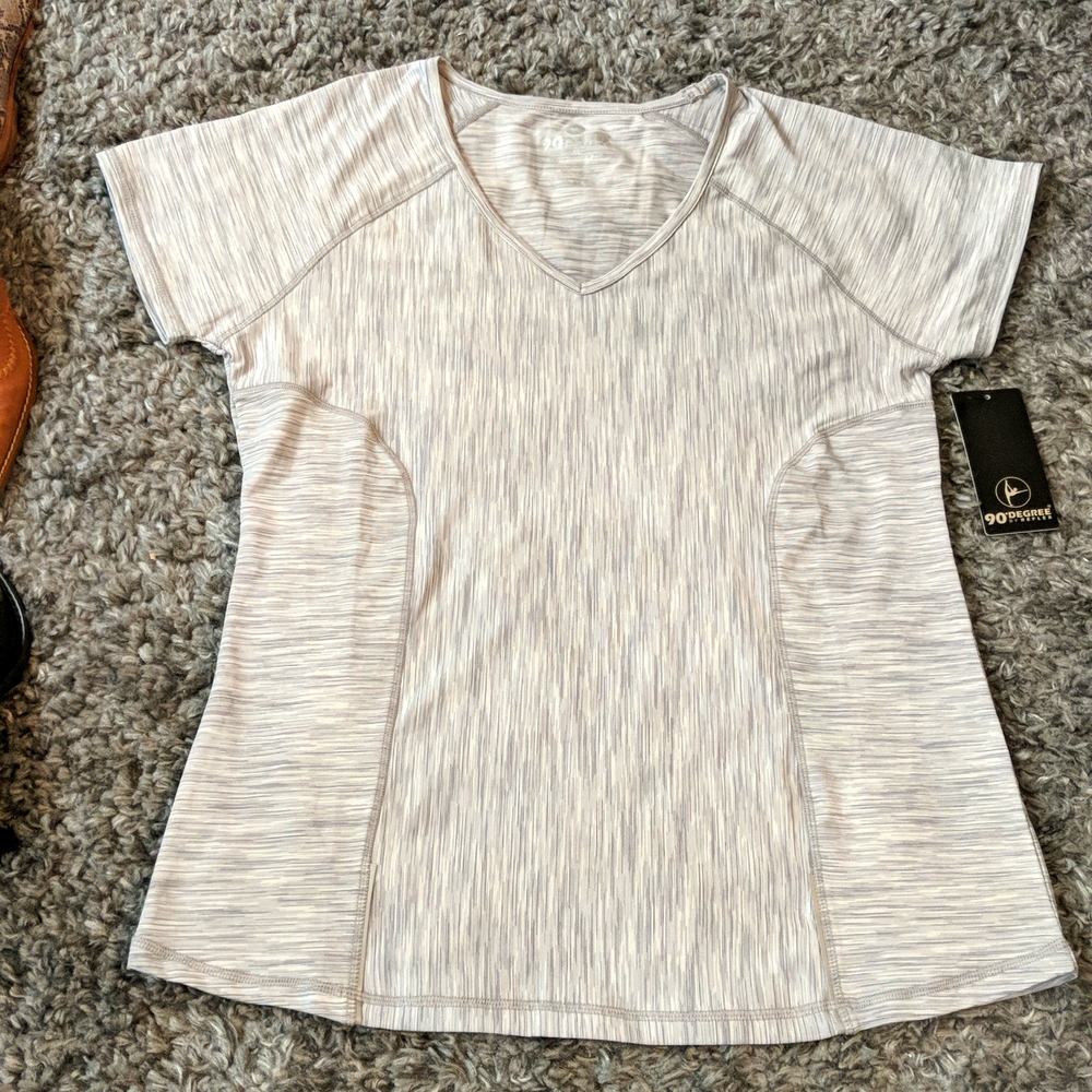 90 DEGREE by REFLEX athletic v neck